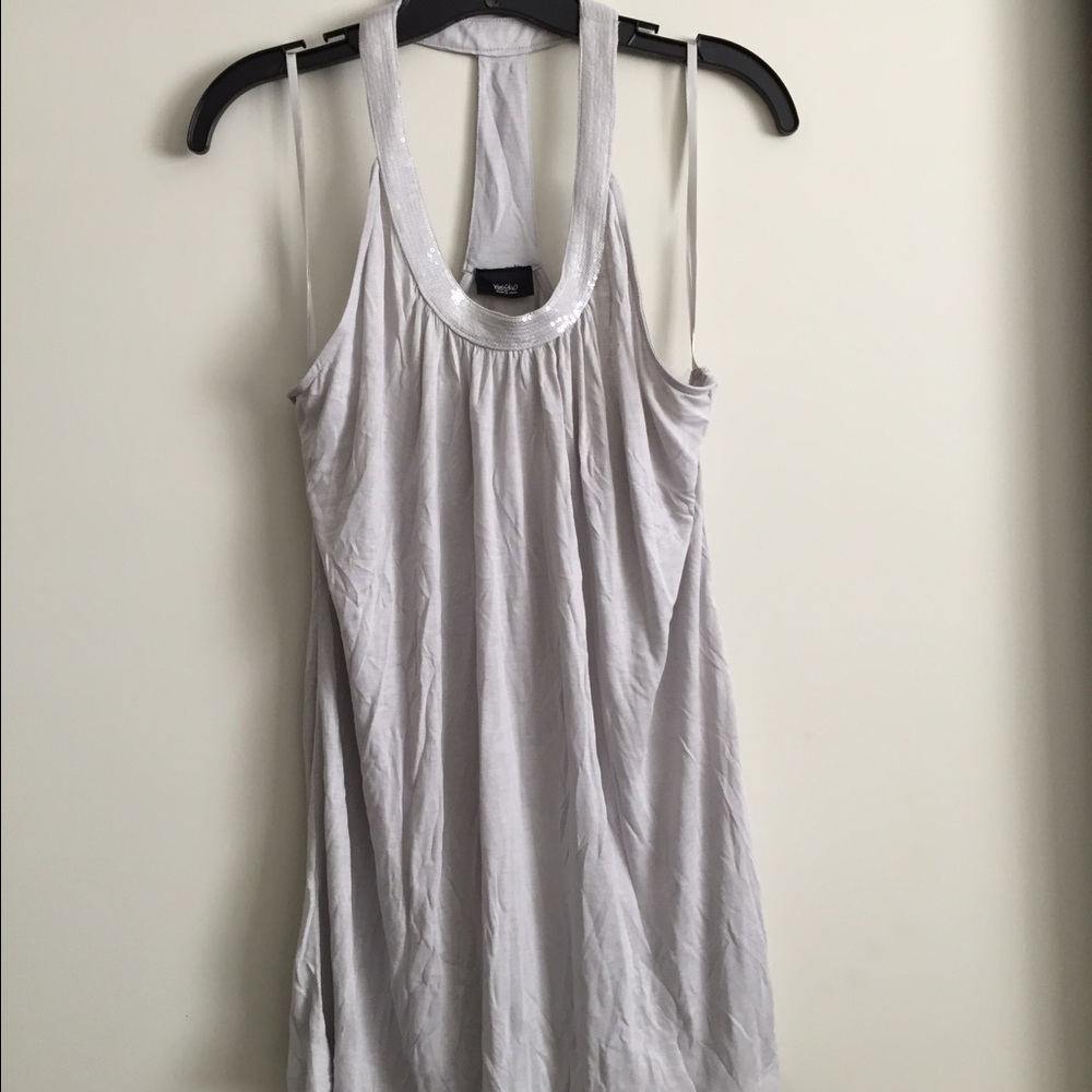 Light grey sequin top - Picture 2 of 4